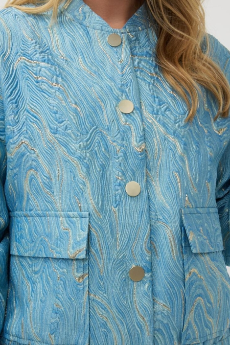 EsQualo jacket bomber jacquard